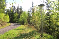 Turistické rozcestí Drápelky  u lesní komunikace