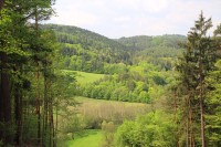 Pohled do údolí Libochovky u Chytálek