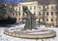 Brno - socha Lišky Bystroušky