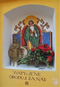Motiv sv. Jana ve výklenku kaple