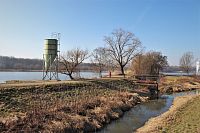 Řeka Kyjovka a okolní hodonínské rybníky