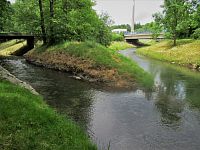 Soutok Svitavy a Křetínky, Svitava přitéká zprava, Křetínka zleva