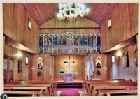 Interiér kostela (převzato z informačního panelu)