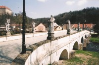 Náměšť nad Oslavou - barokní kamenný most 1999