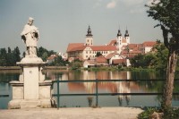 Telč - hráz Ulického rybníka