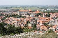 Mikulov - pohled ze Svatého kopečku