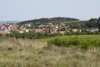 Pohled na Markův kopec a město Miroslav