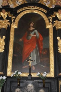 Oltářní obraz sv. Markéty