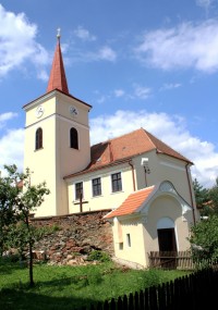 Domašov - areál kostela sv. Vavřince