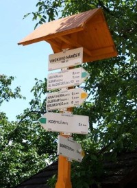 Turistické rozcestí Vinckovo náměstí