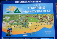 Vranovská pláž - informační tabule