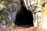 Vchod do jeskyně Vokounky