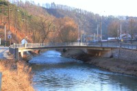 Most přes řeku Svitavu u Sokolovny