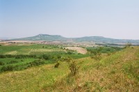 Pohled na Pálavu z Velké Slunečné (Dunajovické kopce)