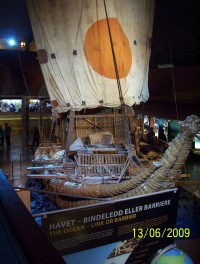 Oslo - papyrový člun Ra II v muzeu Kon-Tiki