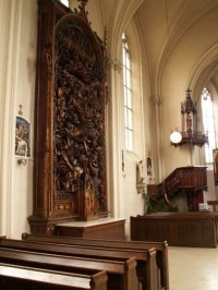 Světelský oltář v interiéru