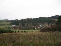 Pohled na obec Slavíky