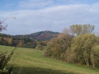 Pohled na rozhlednu směrem od Šumperka