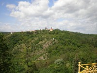 Pohled na Hradiště od znojemského hradu