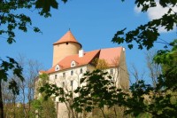 hrad Veveří, pohled z pěšiny Veveří - Obora