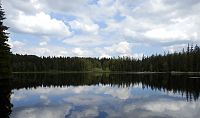 jezero Stierhübelteich nedaleko dolnorakouského městečka Karlstift