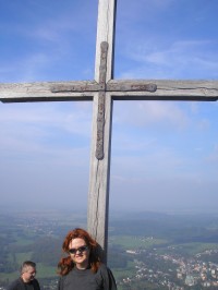 kříž na vrcholu