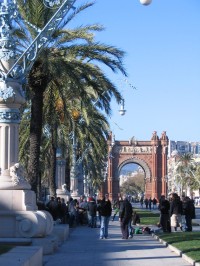 Arc del Triumf - vítězný oblouk