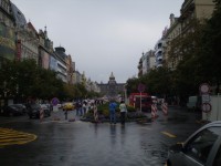Pohled na Václavské náměstí