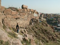 procházka kolem hradeb pevnosti