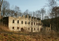 ruiny býv.zámku Zedwitzů v Podhradí u Aše