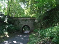 Jedinný most v Aši je z roku 1724 a spojoval cestu od evangelického kostela na hřbitov