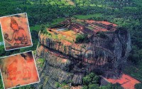 Sigiriya - letecký snímek