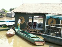 Plovoucí vesnice na Tonlé Sap