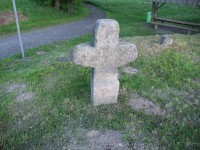 Kamenný kříž u Bad Brambachu