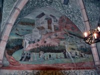 Freska v Ďáblově kapli