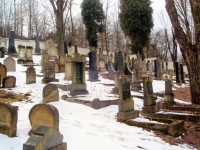Pohled na židovský hřbitov