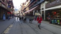 hlavní ulice Zermattu.