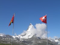 Matterhorn z Riffelbergu.