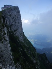 Výstup na Schafberg.