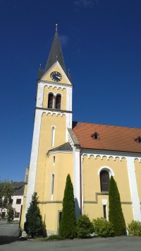 Kostel v Černé v Pošumaví.