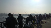 Rybáři na Galatském mostě.