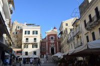 Korfu - náměstí ve starém Korfu.