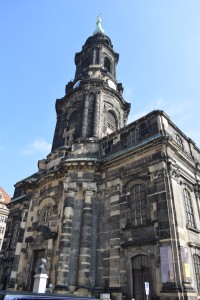 Křížový kostel v Drážďanech.