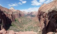 Národní park Zion v Utahu, USA.