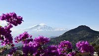 Etna z Taorminy.
