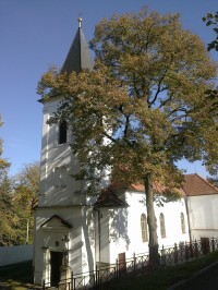 Kostel v obci Diváky.