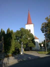 Kostel v Rakvicích.