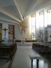 Interiér kostela.
