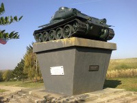 Památník tankové bitvy u Staroviček.