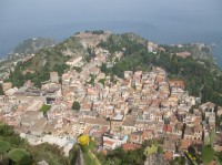Taormina - malebné město na Sicílii.